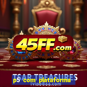 p5 com plataforma de jogos
